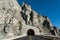 Road Tunnel - Mountain Tunnel in Washington State .