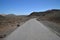 Road through the volcanic field.