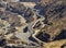 A road walking through mountains in Abha-Saudia arabia