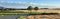 The road winding through the fields. Lower Austria.