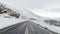Road with winter landscape in Eastern Anatolia, Bitlis, Turkey