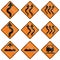 Road Work Signs in Ontario - Canada