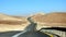 Roads that lead to the legendary mountain - Masada fortress. Israel.