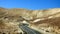 Roads that lead to the legendary mountain - Masada fortress. Israel.