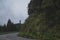 Roads and pagoda on Mingyue Mountain, Jiangxi, China