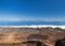 Roads and rocky lava of volcano Teide