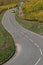 On the roads of the Route des Vins of Alsace in sport cars