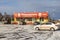 Roadside cafe on the Don M4 highway in Russia called Pamponchik, a famous cafe with donuts and pita bread