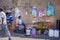 Roadside food stall in township South Africa