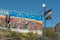 Roadside mural on historic mine, Route 66 in Arizona