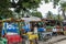 Roadside open-air market in Limbe, Haiti.