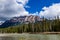 Roadside views along hiway 93 in late spring. Banff National Park Alberta Canada