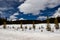 Roadside views of the mountains. Peter Lougheed Provincial Park Alberta Canada