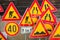 Roadwork signs