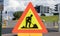 Roadworks sign - Iceland