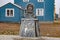 Roald Amundsen Statue in svalbard ny alesund
