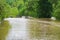 The Roanoke River Flooding, Roanoke, Virginia, USA