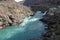 Roaring Meg Hydro scheme on Kawarau River, New Zealand