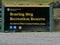 Roaring Meg Recreation Reserve Signboard