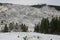 Roaring Mountain in Yellowstone