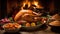 roast holiday turkey food