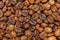 Roasted artesanal gourmet coffee beans pattern