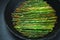 Roasted asparagus in Cast-iron pan