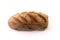 Roasted Australian bread loaf on white background. Traditionally this bread is made with chocolate powder, brown sugar and honey