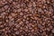 Roasted Brown Coffee Beans Aroma Background