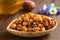 Roasted Chickpeas with Sesame and Honey