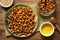 Roasted Chickpeas with Sesame and Honey