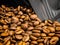 Roasted coffeebeans background