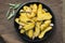Roasted Fingerling Potatoes with Sage Leaves and Garlic