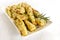 Roasted Parsnips with Wholegrain Mustard and Rosemary