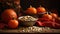 Roasted pumpkin seeds a nutritious snack, crunchy and flavorful, ideal for on-the-go munching