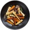 Roasted Root Vegetables Top View