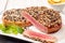 Roasted Tuna Steaks with Sesame Seed Crust