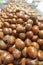 Roasting chestnuts background