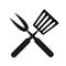 Roasting utensil cutlery icon vector illustration design