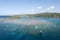Roatan Island Coastline and Shallow Waters