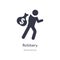 robbery icon. isolated robbery icon vector illustration from insurance collection. editable sing symbol can be use for web site