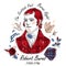 Robert Burns night icon line element. Vector illustration of Robbie Burns icon line isolated on clean white background