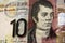 Robert Burns on Scottish Banknote