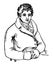 Robert Fulton, vintage illustration