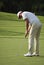 Robert Karlsson sinks his putt