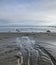 Robin Hood`s Bay, the beach and the sky.