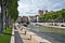 Robine Canal in historical center of Narbonne City