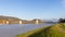 The Robinet bridge, Donzere, suspension bridge over the RhÃ´ne