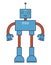 Robot with antenna.