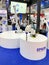 Robot arm form EPSON working show it to customers in Metalex 2020 exhibition